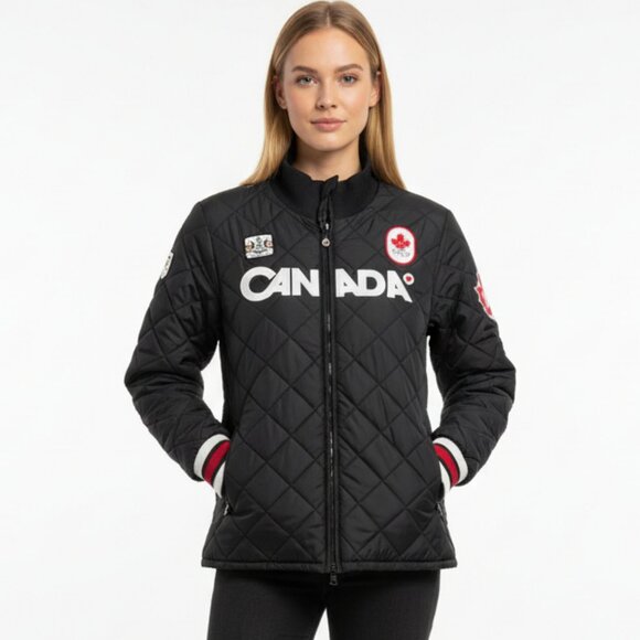 RARE! Hudson Bay 2010 Vancouver Olympic PODIUM Jacket Womens (M) - Picture 1 of 12